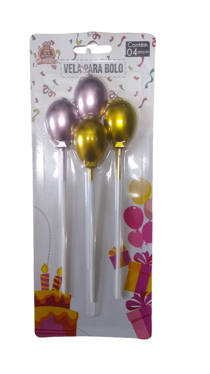 VELA ANIVERSARIO BALAO C/4